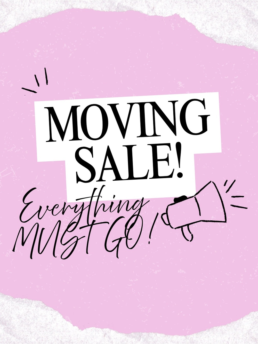 🏡MOVING SALE!